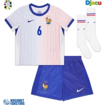 Francuska Eduardo Camavinga #6 Gostujuci Dres za djecu EP 2024 Kratak Rukav (+ Kratke hlače)